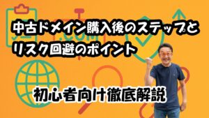 初心者でも安心！中古ドメイン購入後のステップとリスク回避のポイントを徹底解説