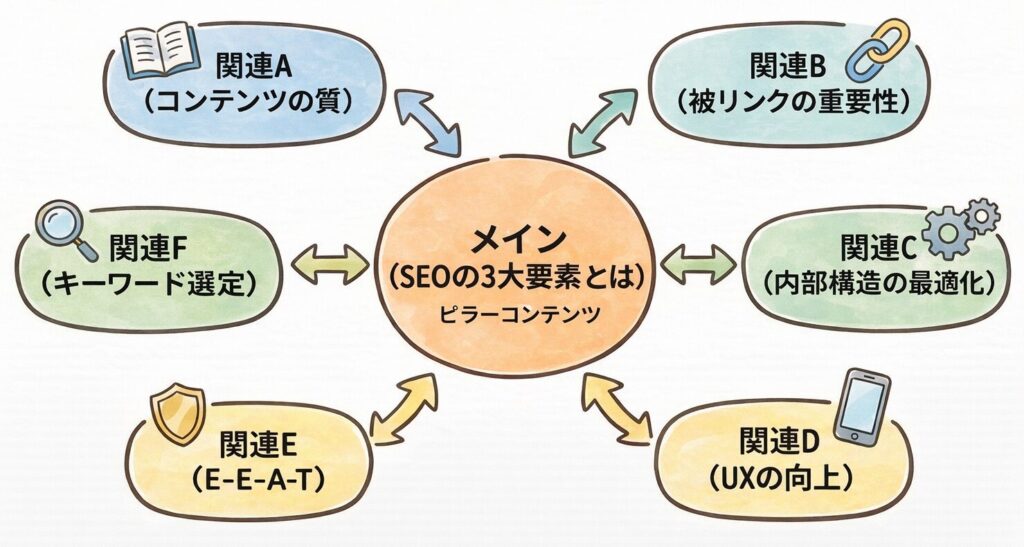 コンテンツマップの例